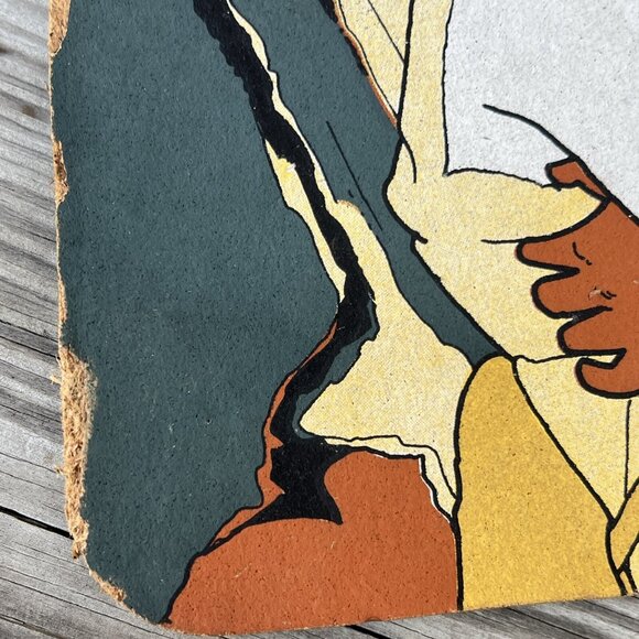 VTG 1978 Lord of the Rings CORK Bulletin Board 23” x 11.4” Aragorn Legolas READ - Picture 10 of 16